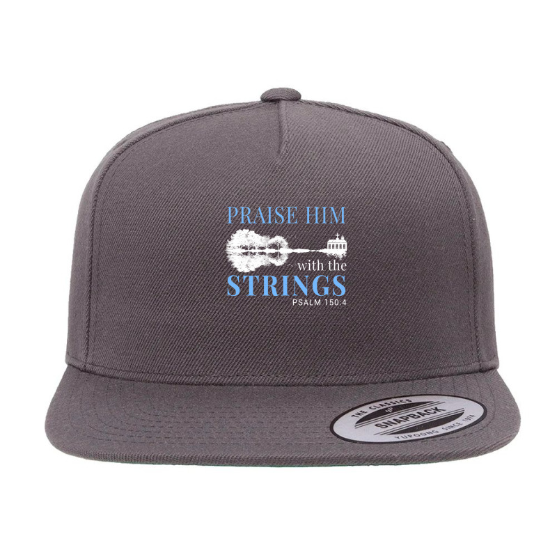 Praise Him With The Strings 1 5 panel snapback cap by DavidJones | Artistshot