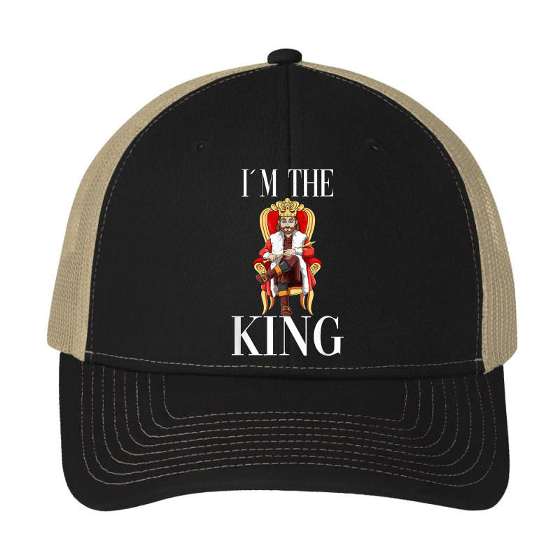 King Throne Scepter Crown Monarch Nobility T Shirt Pa Trucker Cap by cm-arts | Artistshot