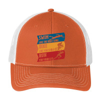 Swim   Run   Bike Pa Trucker Cap | Artistshot