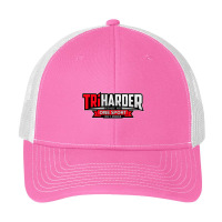 Tri Harder  Cool Design For Triathletes Pa Trucker Cap | Artistshot