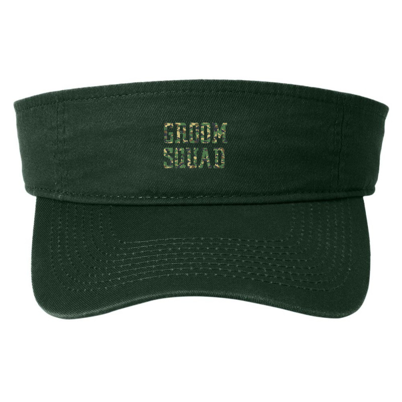 Groom Squad Camouflage Groomsmen Fashion Visor by Bertrand Angulo | Artistshot