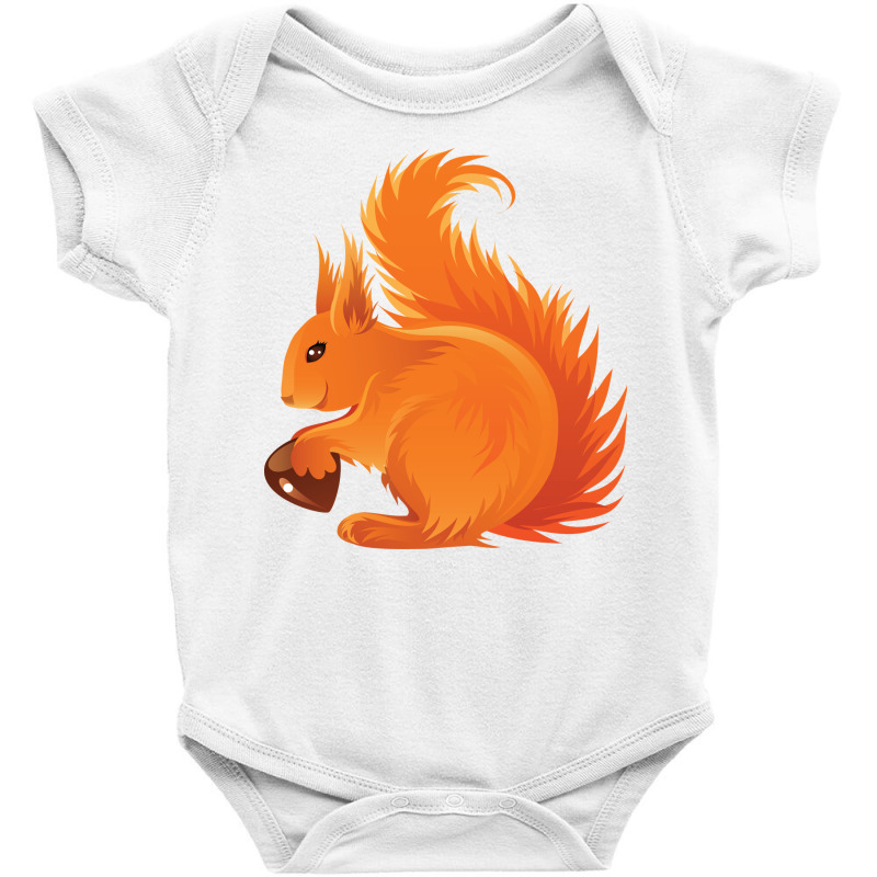 Squirrel, Squirreles, Animal, Animals Baby Bodysuit by HILstore | Artistshot