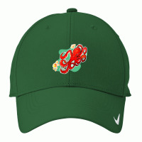 Octopus At Play, Octopus At Play Art, Octopus At Play Painting, Octopu Nike Dri-fit Cap | Artistshot