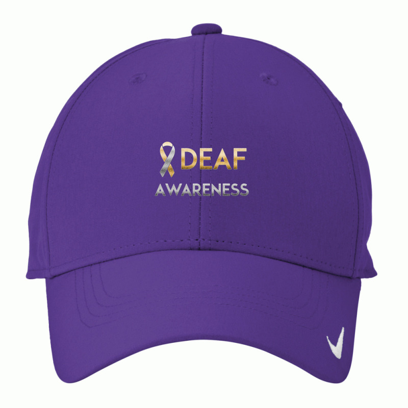 American Sign Language Deaf Awareness Nike Dri-FIT Cap by Quick Scully | Artistshot