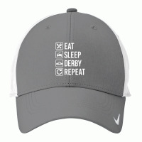 Demolition Derby Car Eat Sleep Repeat Nike Dri-fit Cap | Artistshot