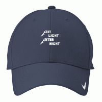 Exit Night Enter Light Heavy Metal Design Nike Dri-fit Cap | Artistshot