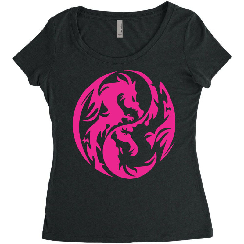 Dragon, Dragons, Animal, Animals Women's Triblend Scoop T-shirt by HILstore | Artistshot