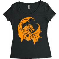 Dragon, Dragons, Animal, Animals Women's Triblend Scoop T-shirt | Artistshot