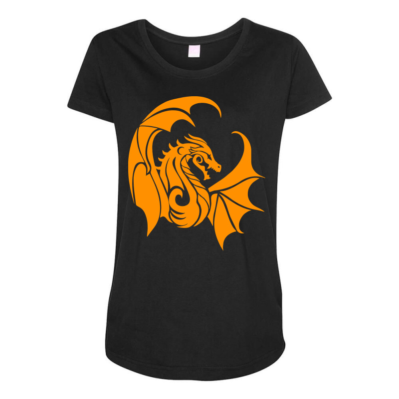 Dragon, Dragons, Animal, Animals Maternity Scoop Neck T-shirt by HILstore | Artistshot