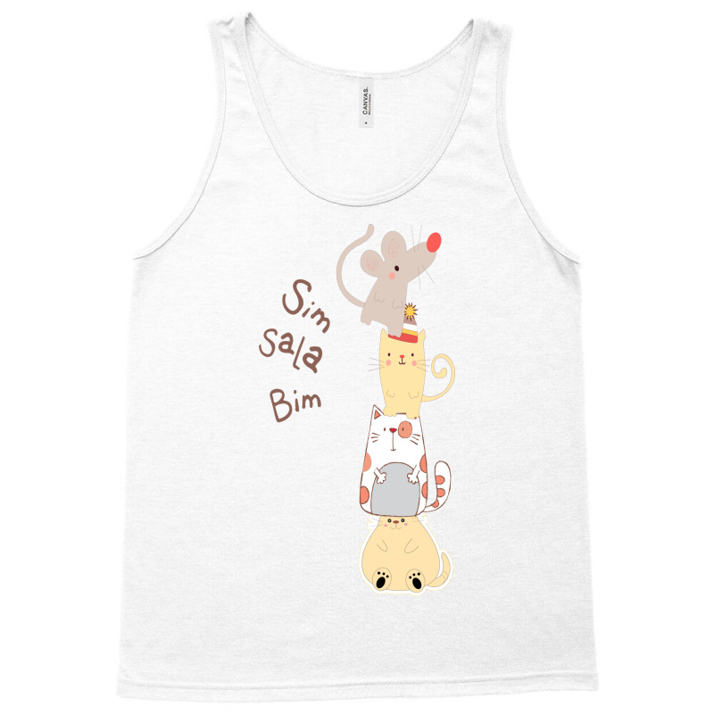 Simsalabim, Mouse, Cat, Cats, Animal, Animals Tank Top by HILstore | Artistshot