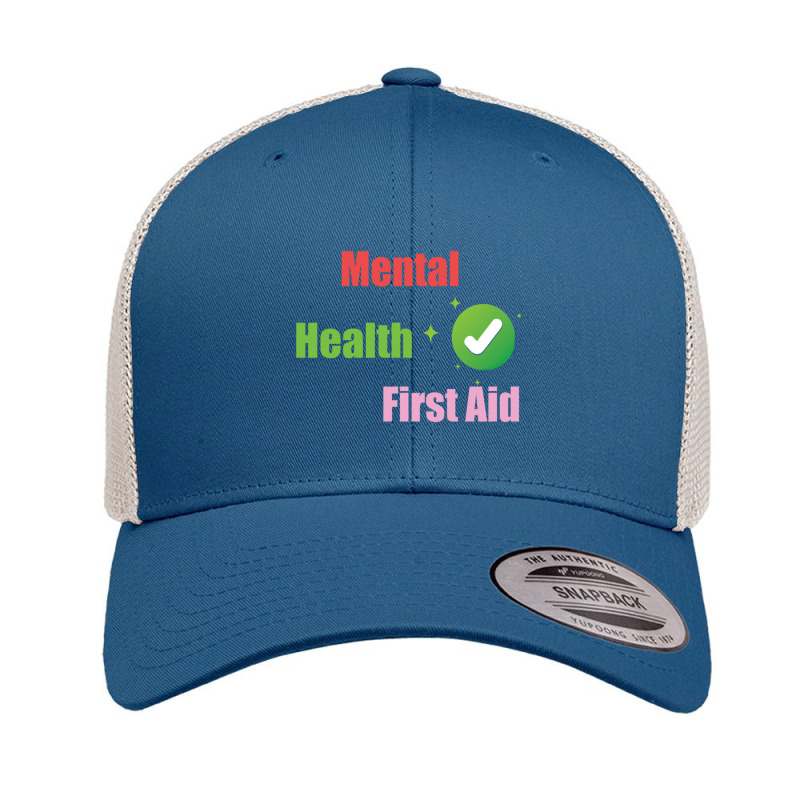 Mental Health First Aid Retro Trucker Cap by KAYLAILSON | Artistshot