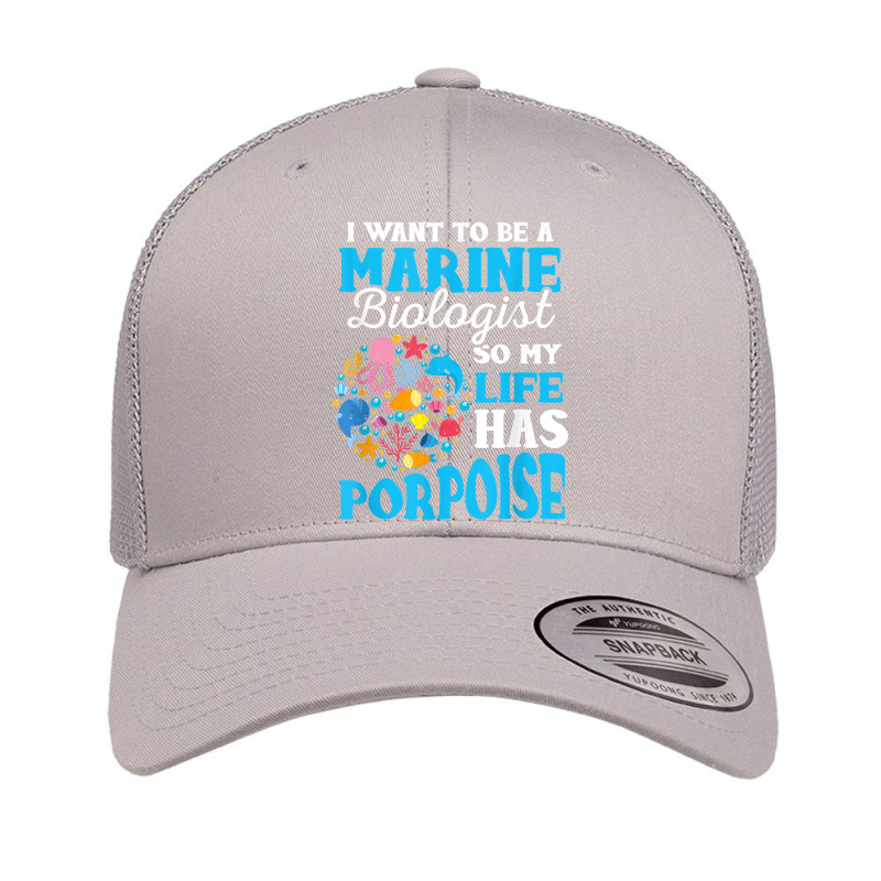 Marine Biology Shirt Future Marine Biologist Gift Saying T Shirt Retro Trucker Cap by alaizws | Artistshot