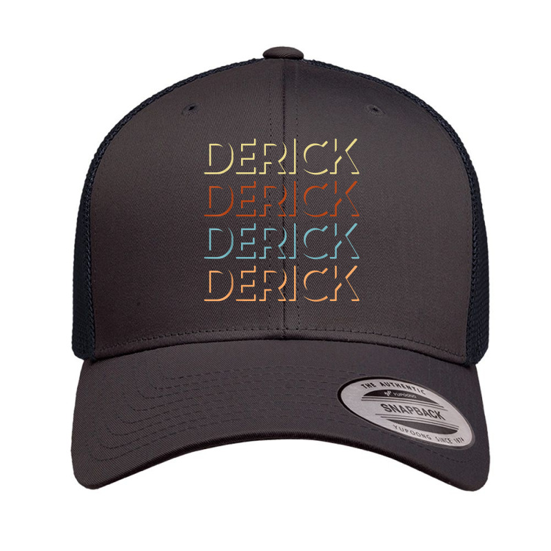 Derick First Name Tshirt My Personalized Tee Named T Shirt Retro Trucker Cap by halexvvchukle | Artistshot