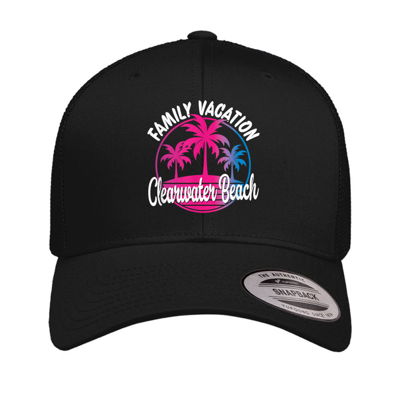 Family Vacation Clearwater Beach T Shirt Retro Trucker Cap by ormtbkluss | Artistshot