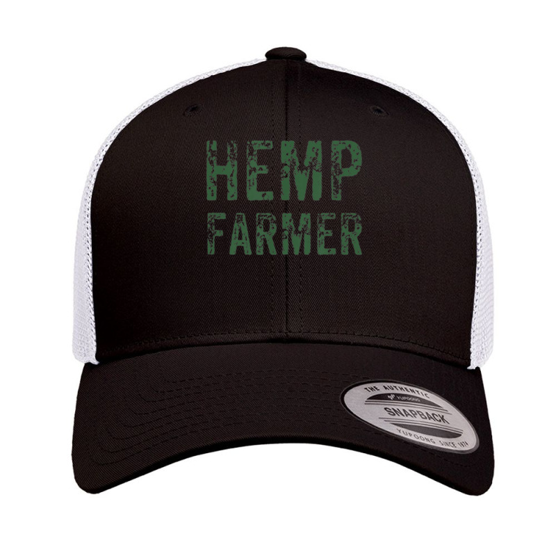 Hemp Farmer Farm Organic Oil Herbal Vegans Medicine Retro Trucker Cap by SheilaAntoinette | Artistshot