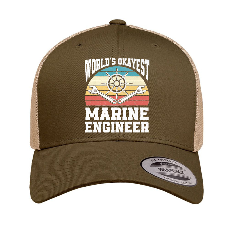 Maritime Engineering Marine Engineering Marine Engineer Premium Retro Trucker Cap by ROBERTCHESTERTAFT | Artistshot