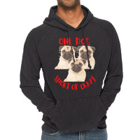 One Dog Short Of Crazy T  Shirtone Dog Short Of Crazy T  Shirt (10) Vintage Hoodie | Artistshot