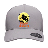 Brooms Are For Amateurs Riding Horse Halloween Gift Seamless Cap | Artistshot