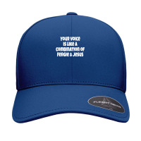 Your Voice Is Like A Combination Of Fergie And Jesus Seamless Cap | Artistshot