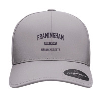 Framingham Massachusetts Ma Vintage State Athletic Style Raglan Baseba Seamless Cap | Artistshot