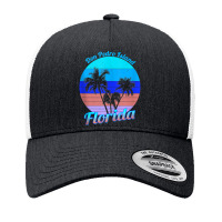 Don Pedro Island Florida Retro Tropical Palm Trees Vacation Tank Top Yupoong Trucker Cap | Artistshot