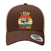 I Read Banned Books Tshirt Bookmark Funny Readers Reading Raglan Baseb Yupoong Trucker Cap | Artistshot