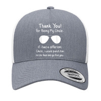 Thank You For Being My Uncle Gag Gifts For Uncles Funny Nove T Shirt Yupoong Trucker Cap | Artistshot