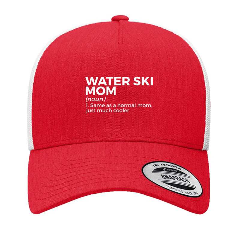 Water Ski Mom Definition Funny Waterskiing Tank Top Yupoong Trucker Cap by cm-arts | Artistshot