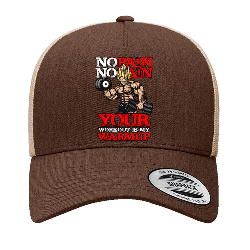 Anime Gym Motivational Yupoong Trucker Cap by SANDRAWILLIAMS | Artistshot