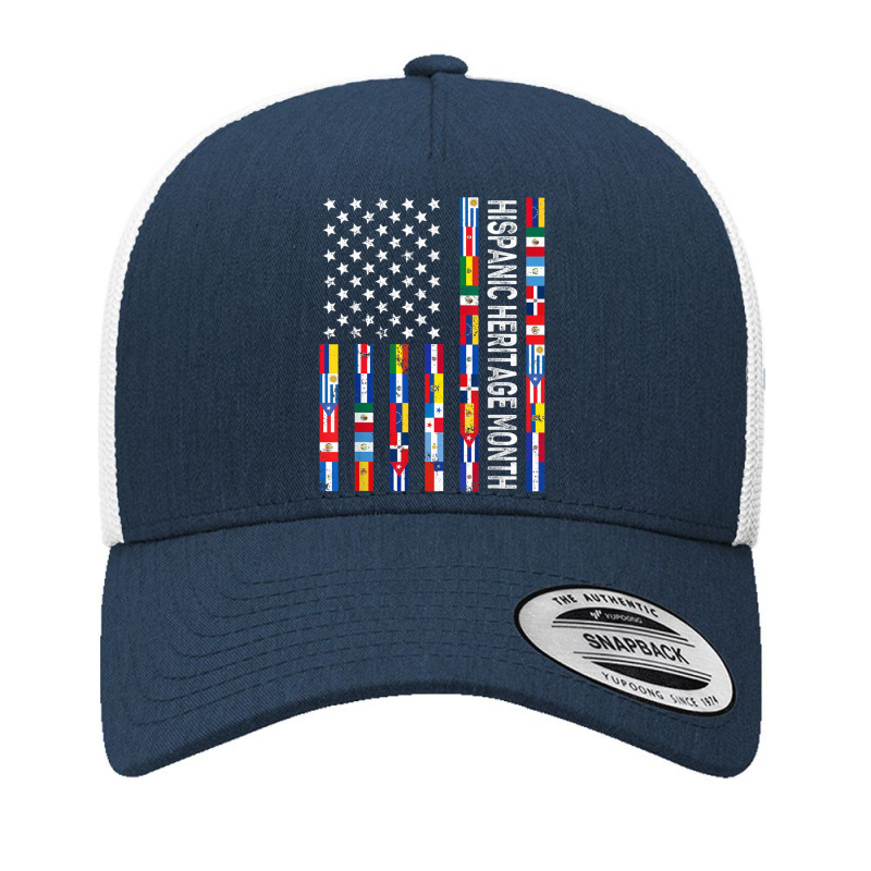 Latin American Flag Hispanic Heritage Month All Countries Yupoong Trucker Cap by SandraMarianela | Artistshot