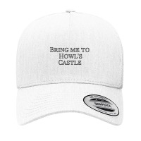 Bring Me To Howls Castle - Black And White Yupoong Trucker Cap | Artistshot