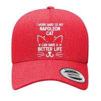 I Work Hard So My Napoleon Cat Can Have A Better Life Cat T Shirt Yupoong Trucker Cap | Artistshot