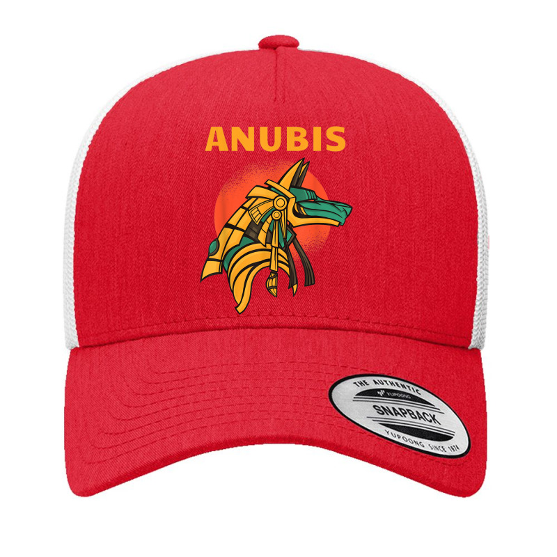 Anubis Ancient Egyptian Mythology Anubis Dog Head Symbol Yupoong Trucker Cap by LucianaFoster | Artistshot