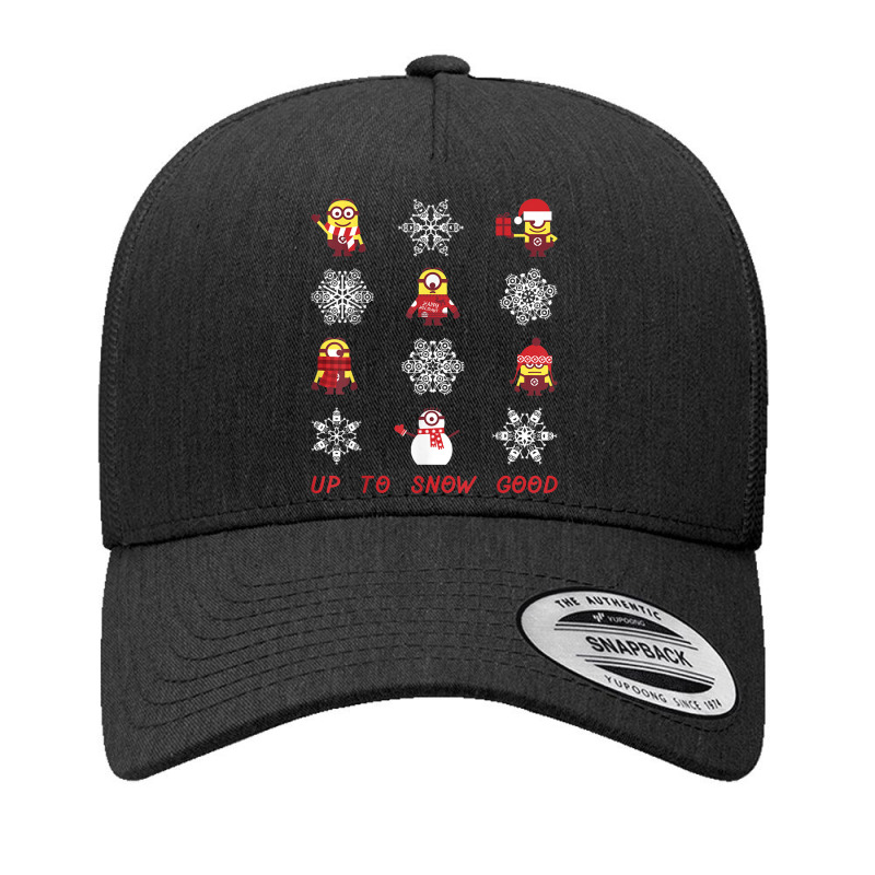 Despicable Me Minions Snowflake Christmas Yupoong Trucker Cap by CarolinePascua | Artistshot