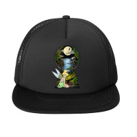 Peter Pan Tinkerbell Keyhole Graphic Foam Snapback Hat | Artistshot