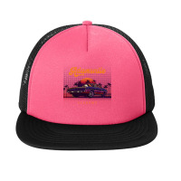 Adamsville Alabama Retro Vintage 80s 90s Muscle Cars Retrowave Aesthet Foam Snapback Hat | Artistshot