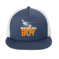 Mens Water Ski Boy Funny Water Skiing Water Sports Waterskiing Premium Foam Snapback Hat | Artistshot