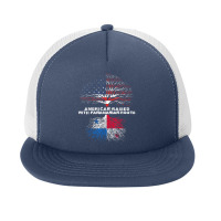 American Raised With Panamanian Roots Panama Foam Snapback Hat | Artistshot