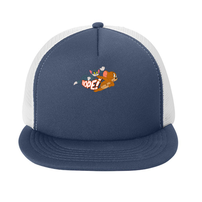 Tom And Jerry Nope Foam Snapback hat by ngodo | Artistshot