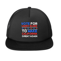 Larry Elder California Great Again Foam Snapback Hat | Artistshot