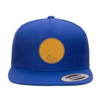 Snail From Adventure Time — Outline Only 5 Panel Snapback Cap | Artistshot