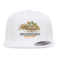 Dance Gavin Dance Animals As Leaders   Spring Tour 2020 Front 5 Panel Snapback Cap | Artistshot