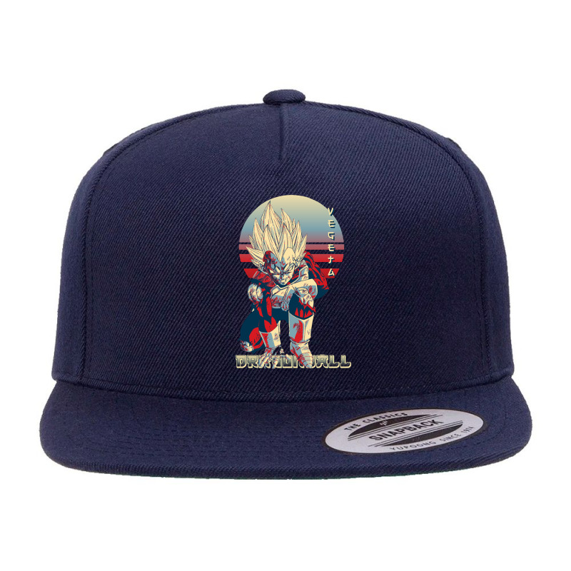 Vegeta Dbz 5 panel snapback cap by bummercaught | Artistshot