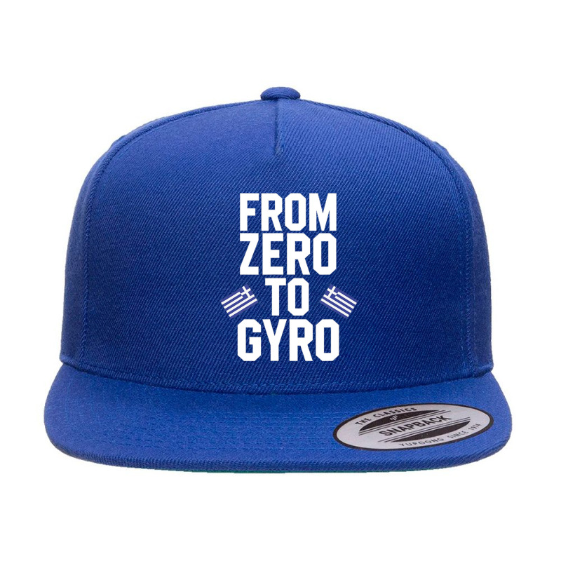 From Zero To Gyro 5 panel snapback cap by cm-arts | Artistshot