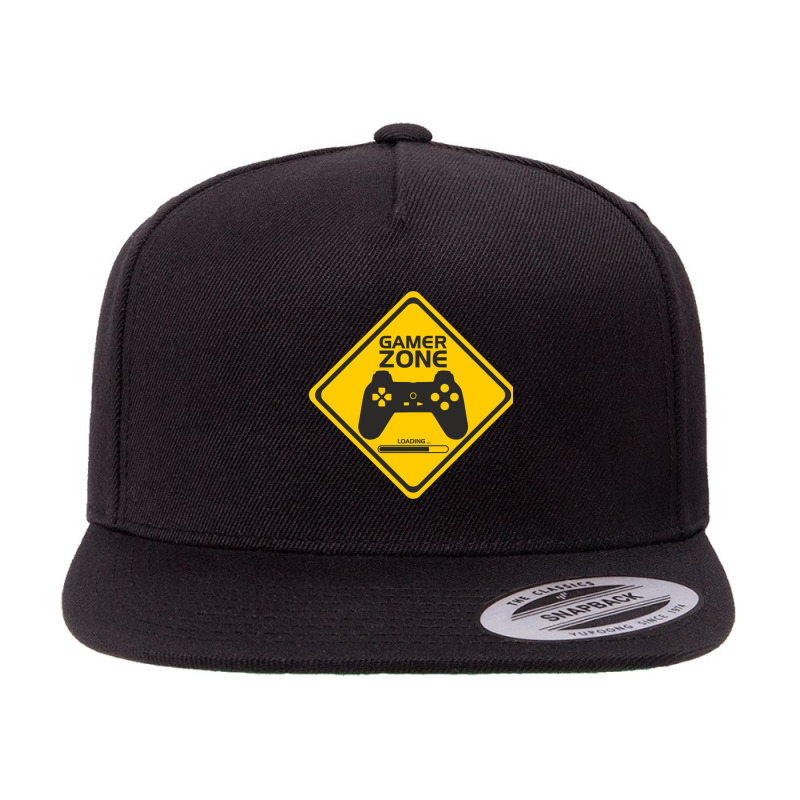 Signal Game Zone 5 panel snapback cap by cm-arts | Artistshot