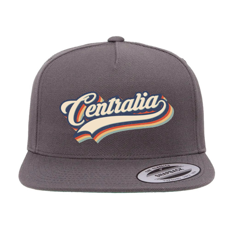 I Love Centralia City Usa Retro Vintage 5 panel snapback cap by HydraAntBoxing | Artistshot