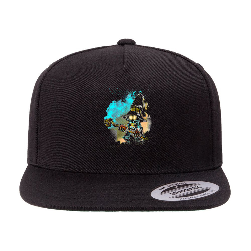 Soul Of The Black Mage 5 panel snapback cap by GregoryBlaylock | Artistshot