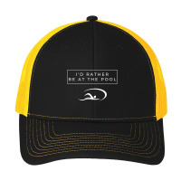 I D Rather Be At The Pool Pa Trucker Cap | Artistshot