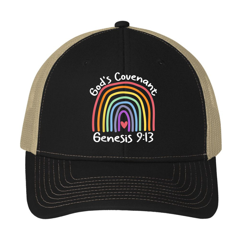 God’s Covenant Rainbow Genesis 913 Christian Jesus Bible T Shirt Pa Trucker Cap by cm-arts | Artistshot