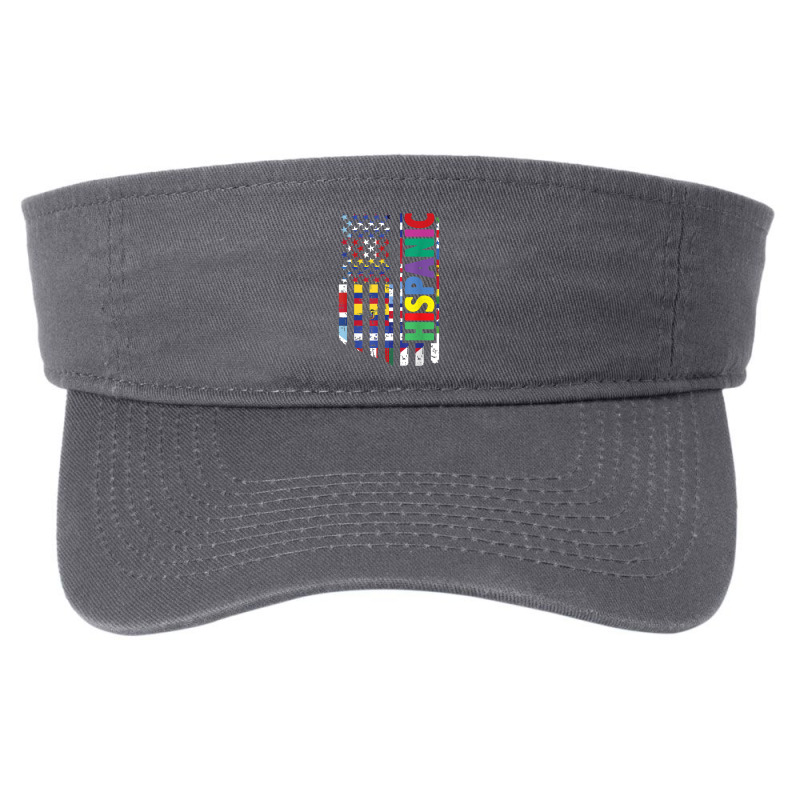 Usa And Latin American Countries Flag Hispanic Heritage T Shirt Fashion Visor by cm-arts | Artistshot